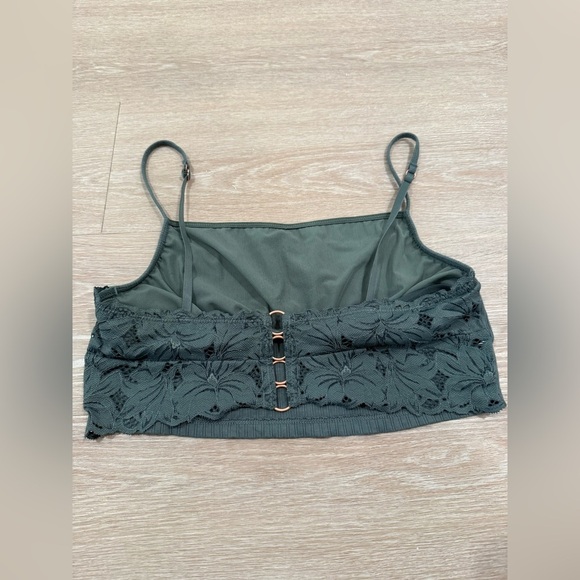 NWOT Aerie Beach Daze Lace Ribbed Bra Top - Picture 3 of 3